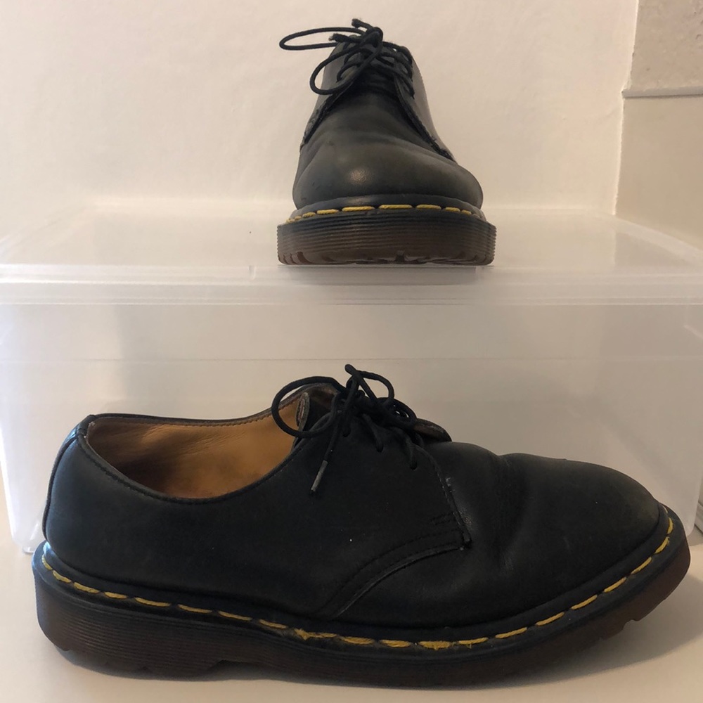Vintage Dr Martens 1461/59 black Oxford style, mid to late90’s